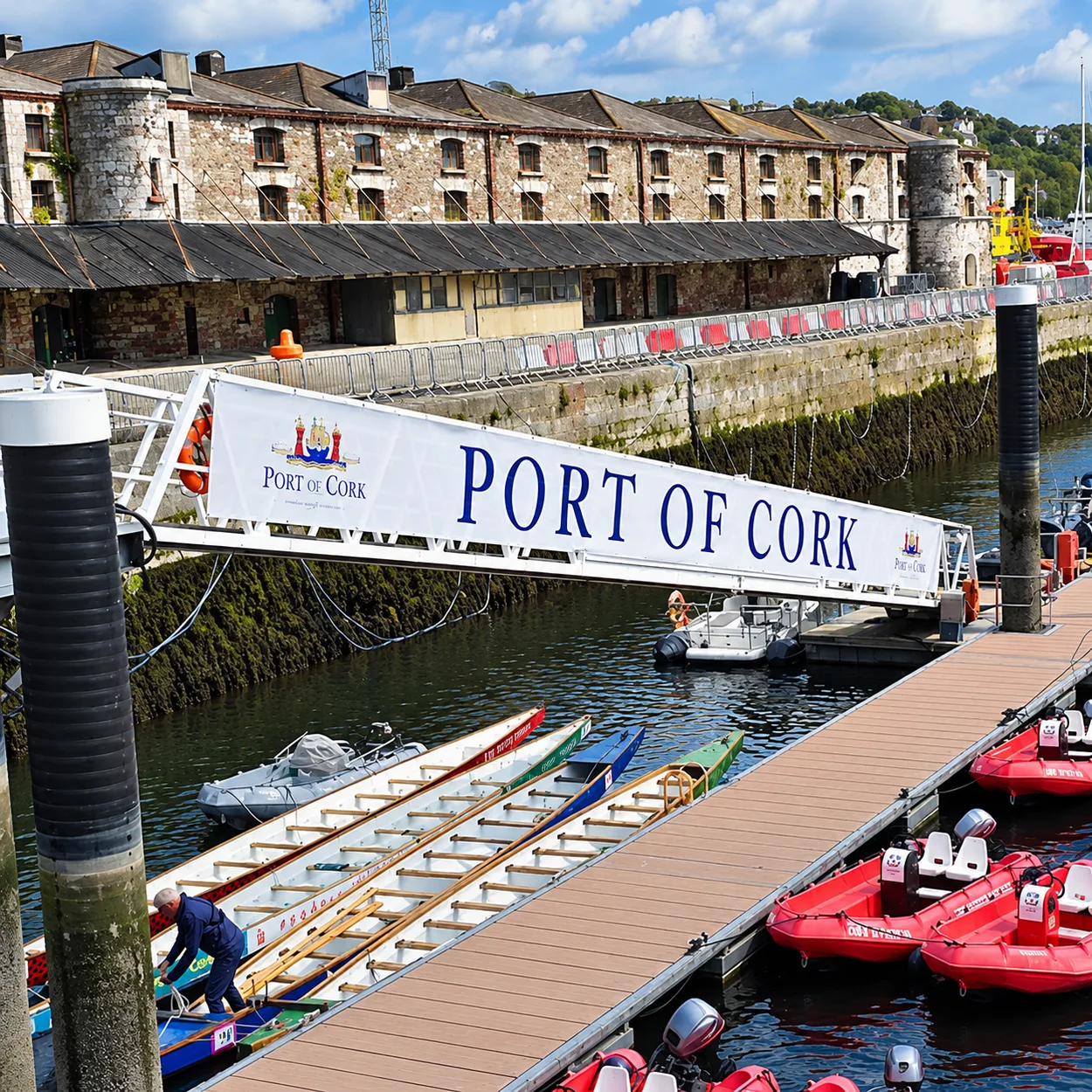 Large-format banner printed and fitted by Elite Signs