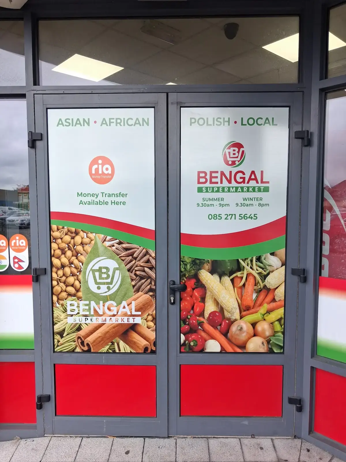 Printed window displays